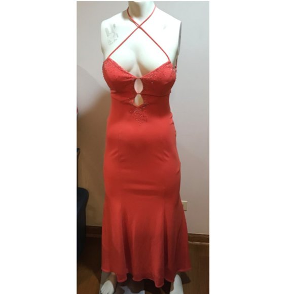 Niki Livas Customizable Strappy Prom Dress - Picture 1 of 5